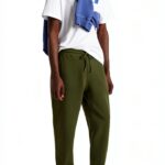 Pantalone uomo felpa cotone organico Benetton colori taglie-0