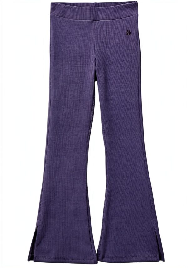 Leggings flare Benetton cotone elastan spacchetto bambine-0