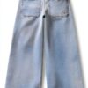 Jeans Benetton Denim Stretch Gamba Ampia Ragazze-0