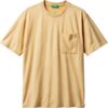 T-shirt Uomo Benetton Cotone Biologico Blu Giallo-0