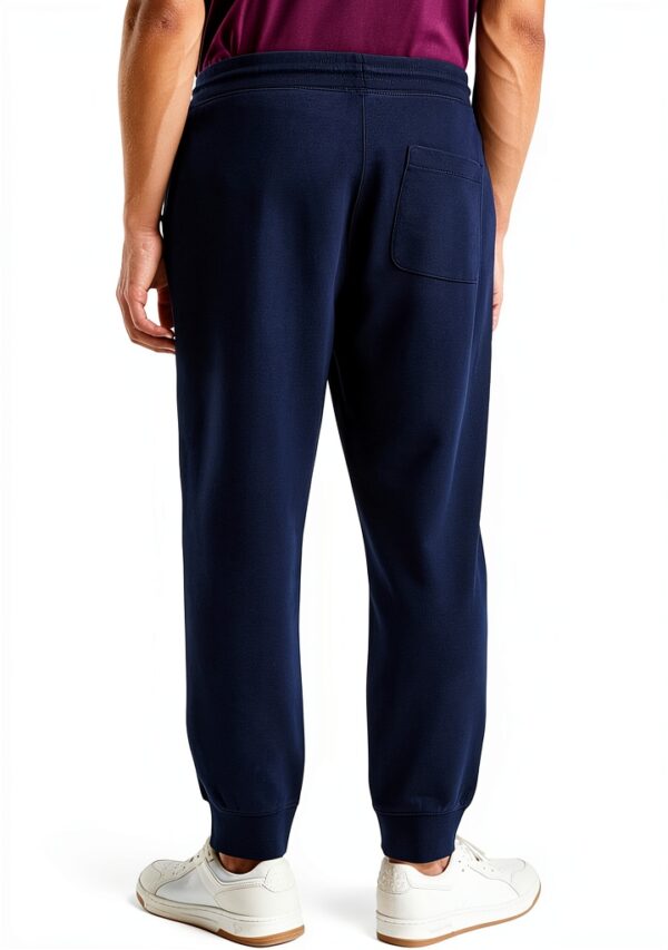 Pantalone uomo Benetton felpa cotone organico fit regular-1