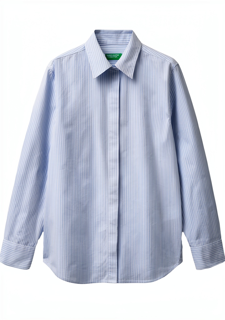 'Camicia United Colors Benetton indossata in un ambiente elegante'