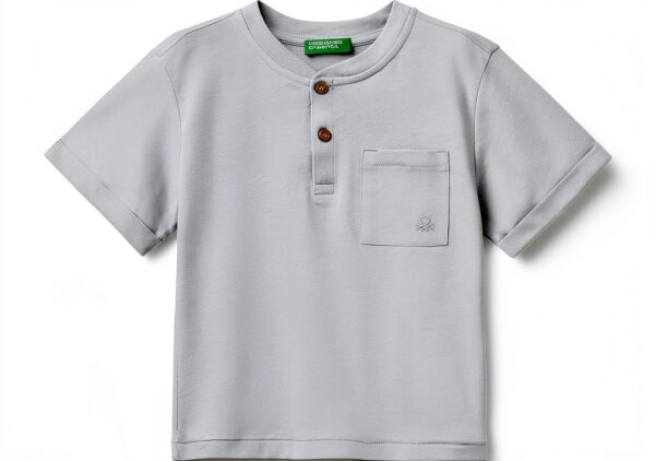 United Colors of Benetton T-Shirt Bambini Cotone Lino