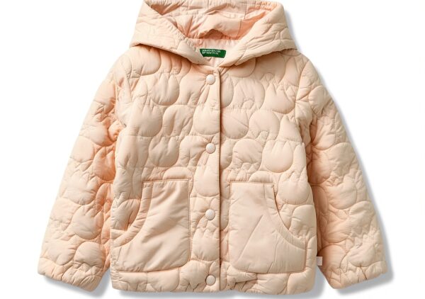 Giubbotto United Colors Benetton bambine giacca fiori nylon