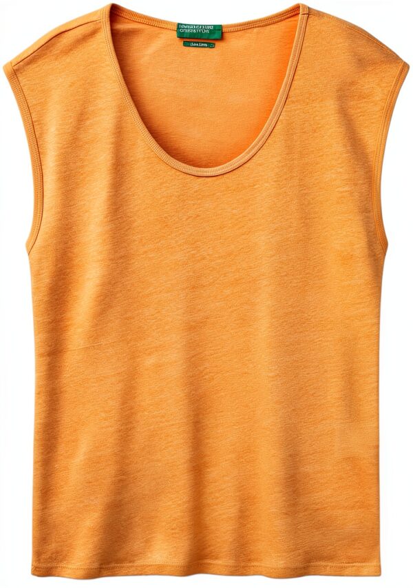 T-shirt Donna United Colors of Benetton Lino Morbida Scollo
