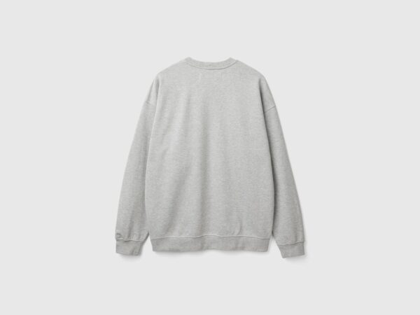 Maglione United Colors of Benetton Uomo Grigio Caldo-5