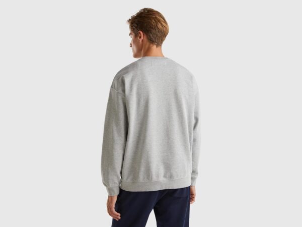 Maglione United Colors of Benetton Uomo Grigio Caldo-2