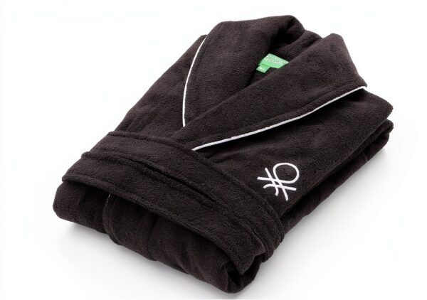 Accappatoio United Colors of Benetton Nero Cotone Uomo-1