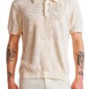 Polo Uomo Benetton Cotone Maglia Regular Fit Bianco Blu-4