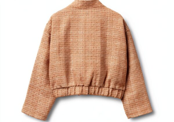 Giacca Benetton bambine chanel blusante lana poliestere-1