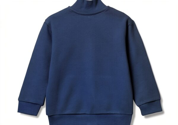 Felpa Benetton zip collo alto bambino sportiva comoda-1