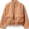 Giacca Benetton bambine chanel blusante lana poliestere-0