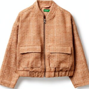 Giacca Benetton bambine chanel blusante lana poliestere-0