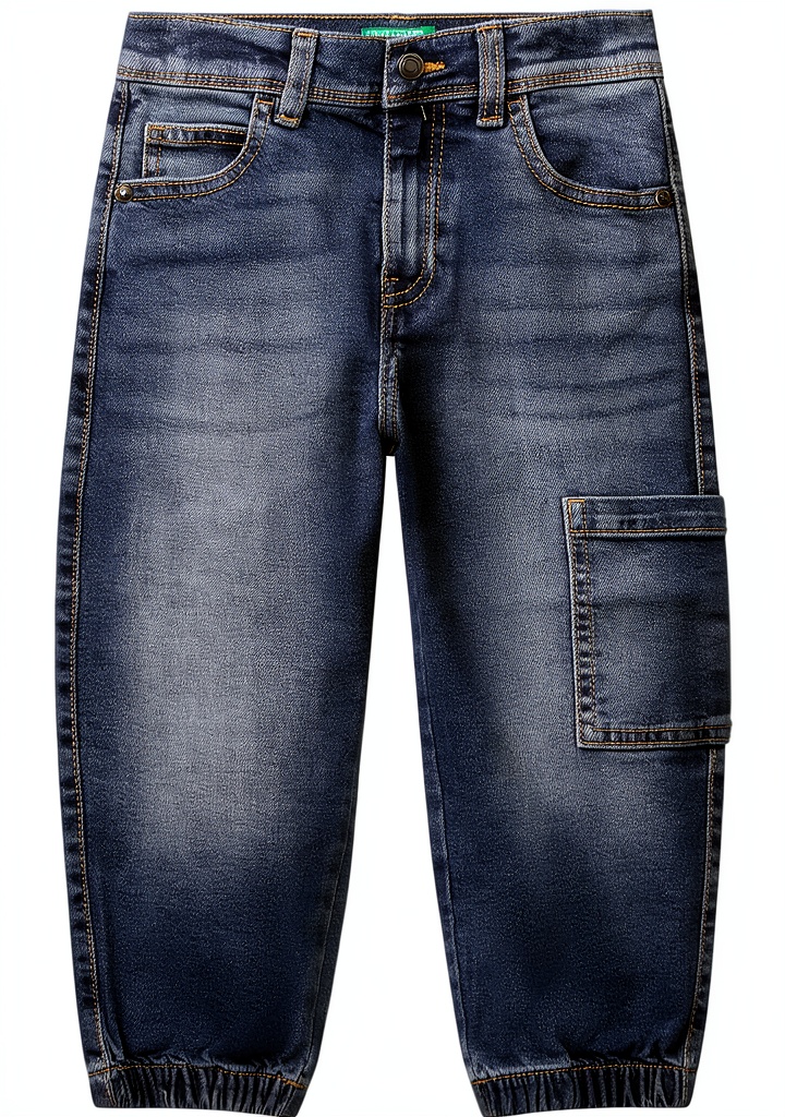 United Colors of Benetton jeans per bambini in denim stretch blu