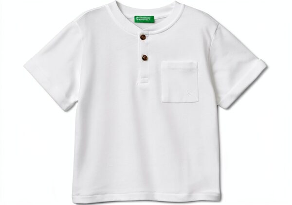 T-shirt bambini United Colors Benetton cotone lino taglie