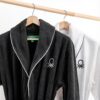 Accappatoio United Colors of Benetton Nero Cotone Uomo-6