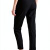 Pantaloni donna Benetton gabardina bielastica nero dritto-1
