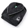 Accappatoio United Colors of Benetton Nero Cotone Uomo-4