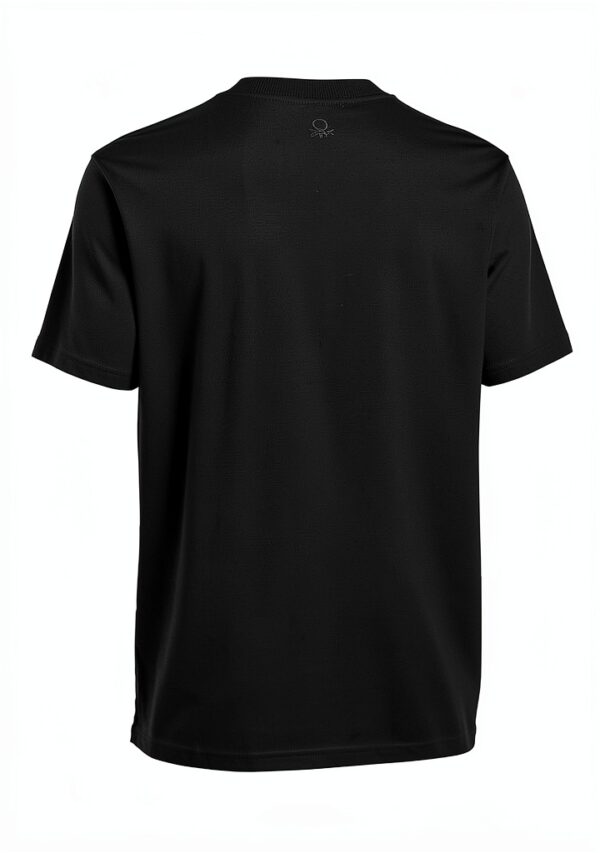 Tshirt Uomo Benetton Cotone Biologico Ricamo Logo Colori-1