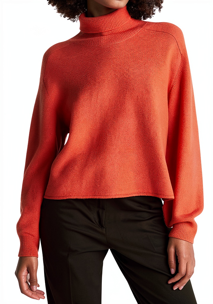 Maglione Donna Benetton Maglia Ciclista Lana Morbida indossato in contesto casual