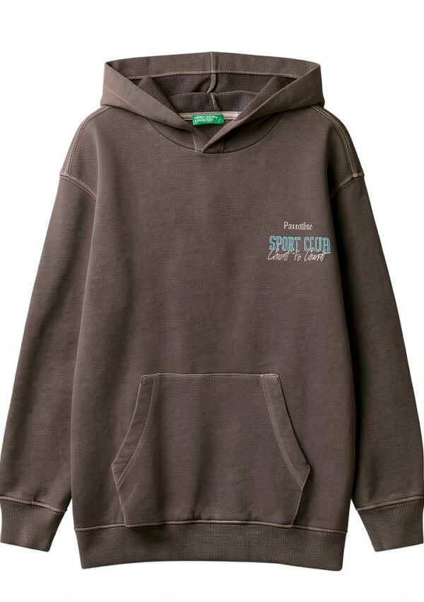 Felpa con cappuccio United Colors Benetton cotone bambini