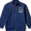 Felpa Benetton zip collo alto bambino sportiva comoda-0