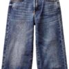Jeans Benetton denim cotone pantaloni bambine ragazze-0