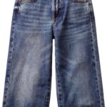 Jeans Benetton denim cotone pantaloni bambine ragazze-0