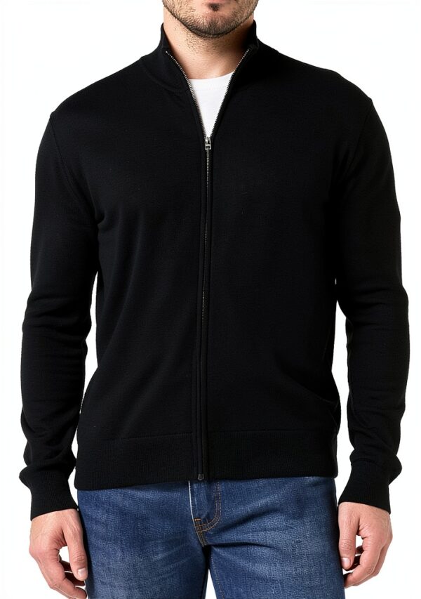 Cardigan Uomo United Colors Benetton Nero Maglione