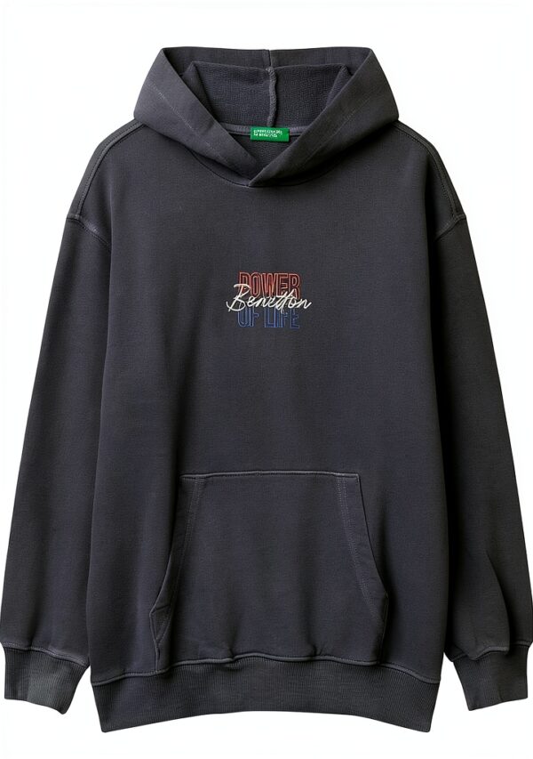 Felpa con cappuccio bambini United Colors Benetton cotone