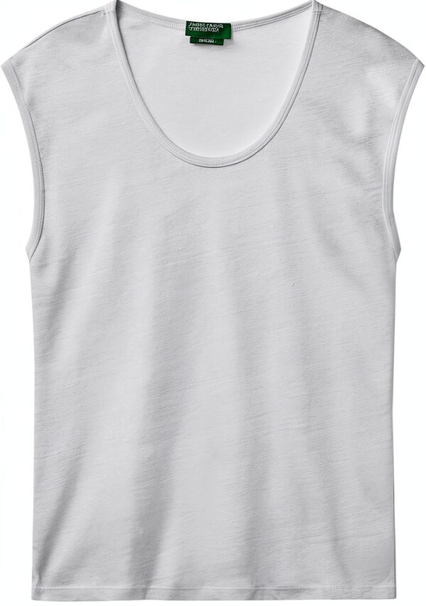 T-shirt Donna United Colors of Benetton Lino Morbida Scollo
