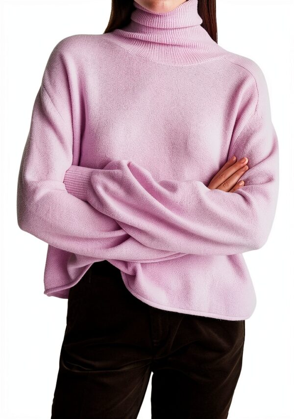 Maglione Donna Benetton Maglia Ciclista Lana Morbida