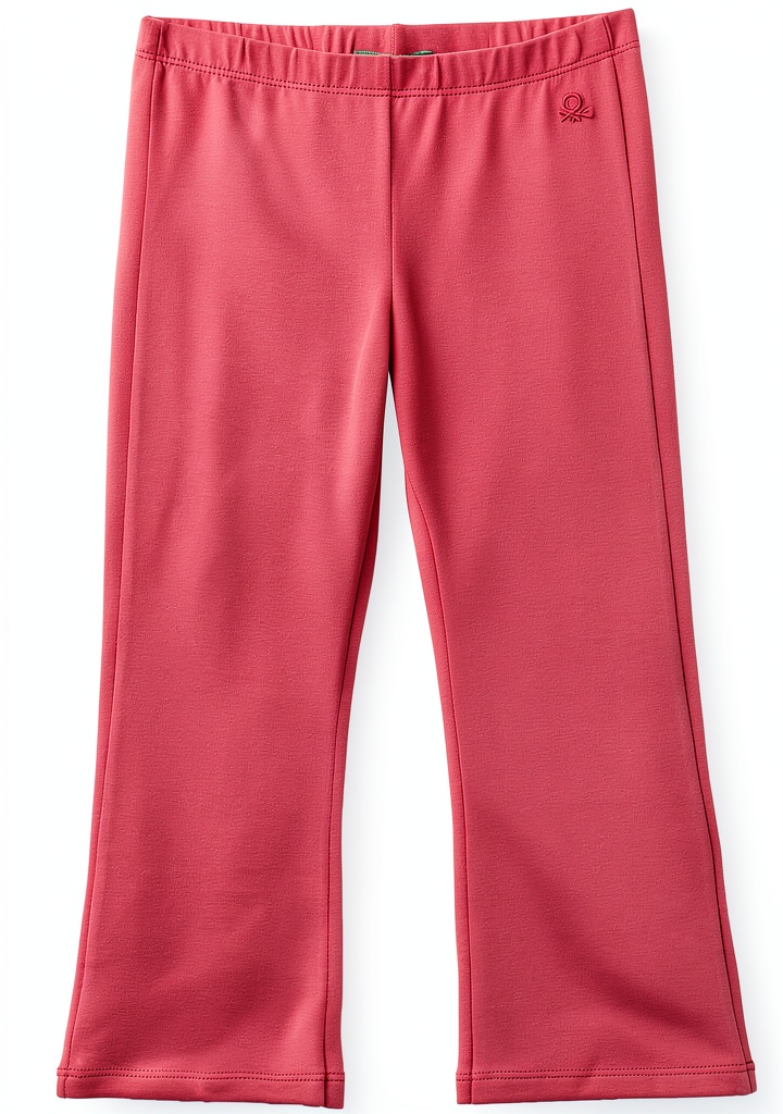 'Bambina che indossa leggings United Colors of Benetton durante il gioco'