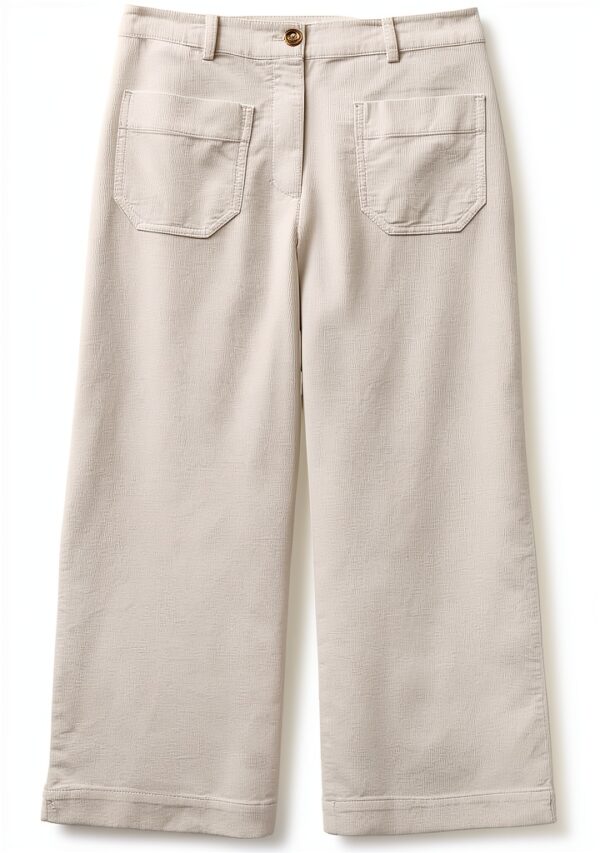 Pantaloni Donna United Colors of Benetton velluto millerighe
