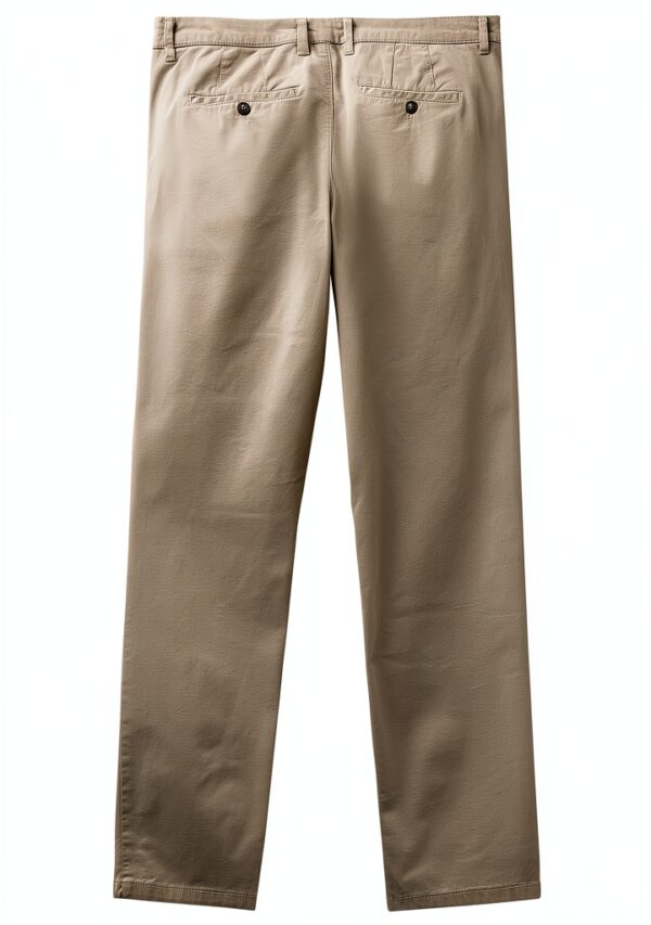 Benetton Pantaloni Chino Uomo Gabardina Stretch Design-2