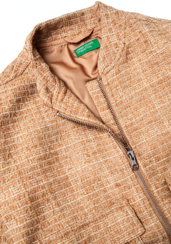 Giacca Benetton bambine chanel blusante lana poliestere-2