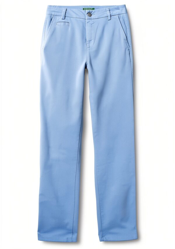 Pantaloni Donna Benetton Chino Slim Cotone Elastan