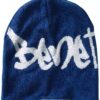 Berretto Benetton reversibile intarsiato per bambini-0