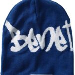 Berretto Benetton reversibile intarsiato per bambini-0