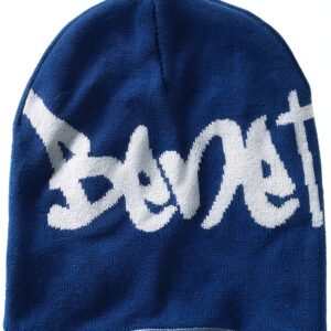 Berretto Benetton reversibile intarsiato per bambini-0