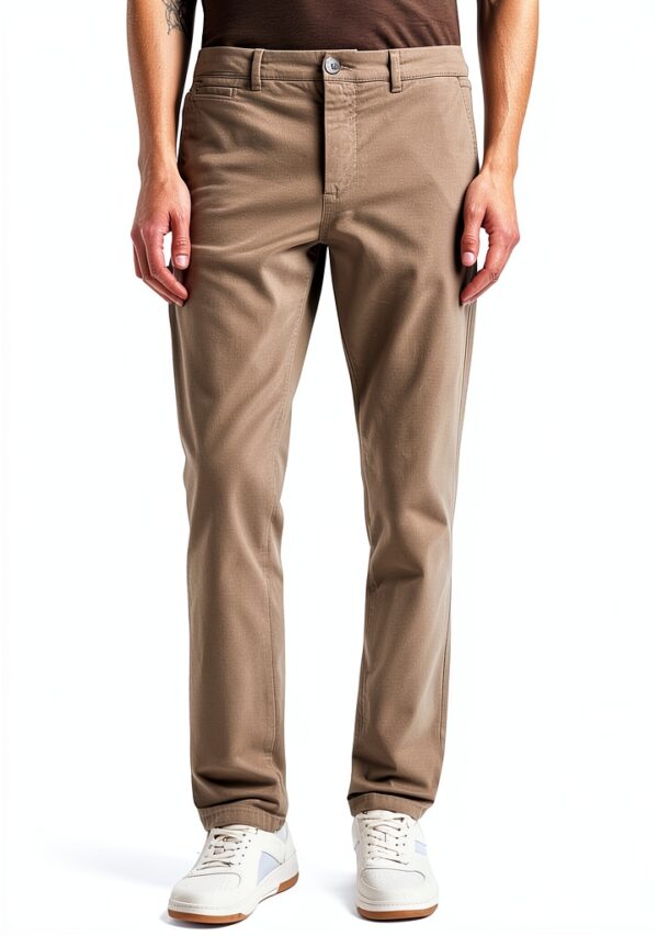 Pantaloni Uomo Benetton Design Moderno Vestibilità Comoda-3