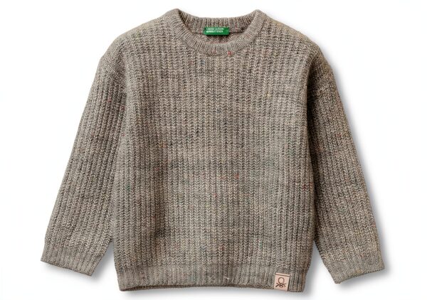 Maglione bambini United Colors Benetton costa grigio