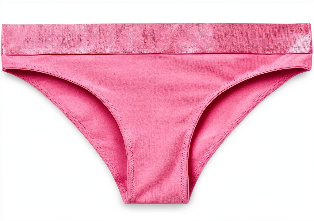 'Slip Benetton Donna in cotone organico su sfondo neutro'