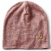 Cappellino beanie Benetton melange logo gommato bambine-0