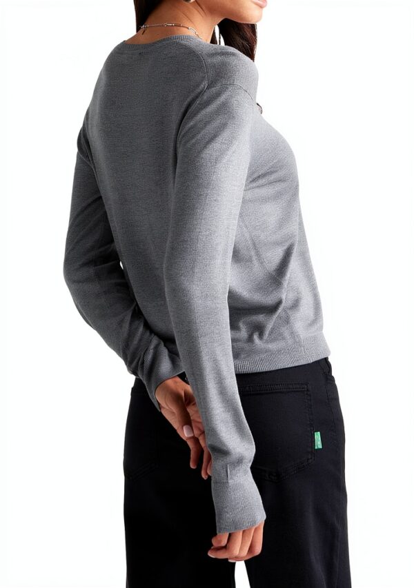 Maglia Benetton Donna Viscosa Seta Girocollo Regular Fit-1