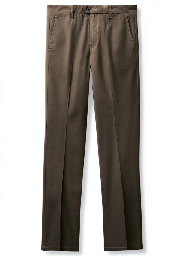 Chino Uomo Benetton Cotone Tela Paracadute Design Moderno-0