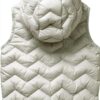 Gilet Benetton Bambine Microiniezione Cappuccio Blu Verde-1