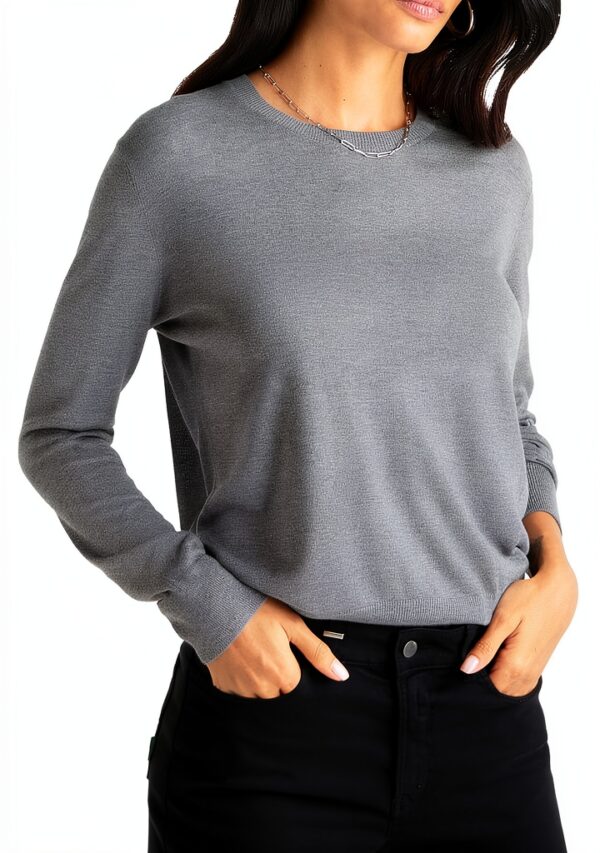 Maglia Benetton Donna Viscosa Seta Girocollo Regular Fit-0