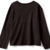 T-shirt Benetton cotone organico ricamo pailettes ragazze-1