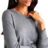 Maglia Benetton Donna Viscosa Seta Girocollo Regular Fit-3